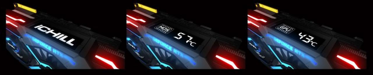 [26/10/2018] Inno3D iChill: Geforce RTX 2080 (Ti) & RTX 2070 mit viel RGB und OLED-Display