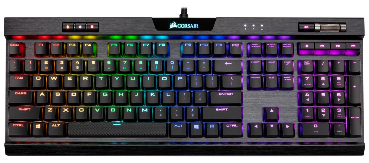 [24/10/2018] Corsair K70 RGB MK.2 Low Profile Rapidfire: Corsairs neues Keyboard mit schnellem Low-Profile-Schalterdebütanten im Test