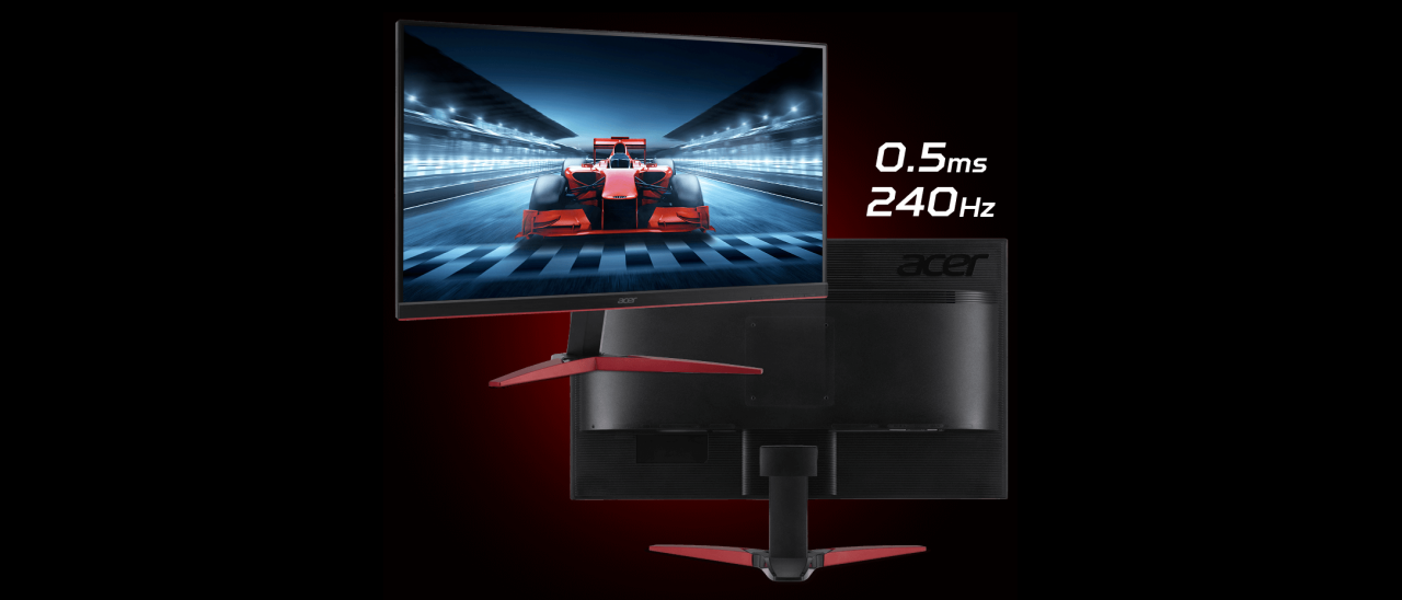 [22/11/2018] Schnelle TN-Monitore: Acer nennt 0,5-0,8 ms bei bis zu 240 Hertz