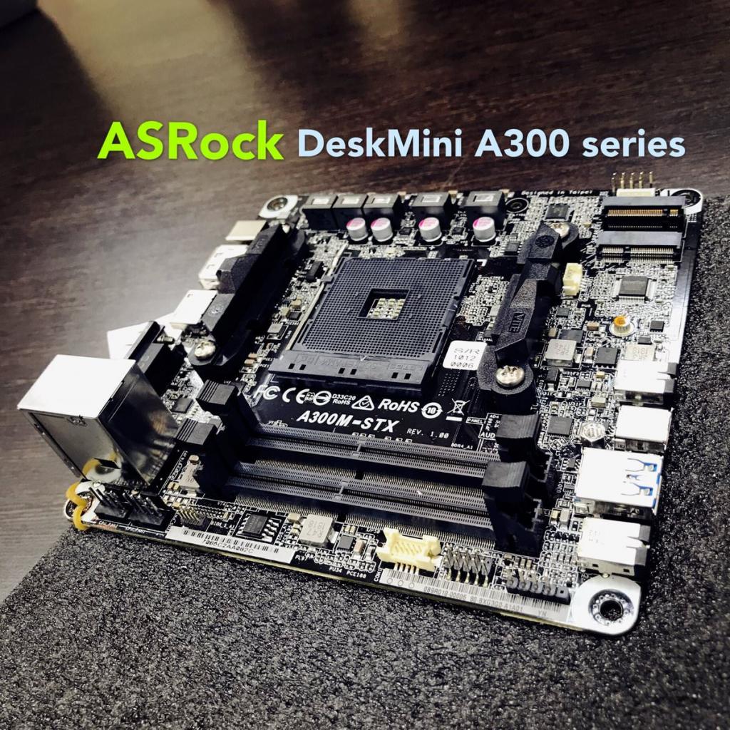 [22/11/2018] Asrock Deskmini A300: 1,9-Liter-PC für AMDs Ryzen erscheint als Barebone (4)