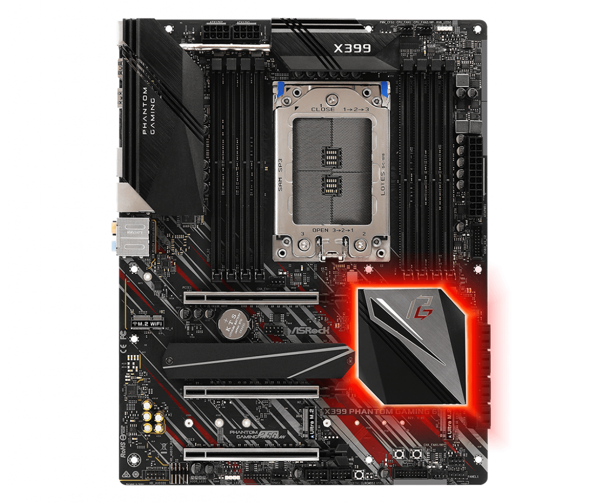 [27/11/2018] Asrock X399 Phantom Gaming 6: Einsteiger-Ryzen-Threadripper-Mainboard mit 2,5-Gigabit-LAN (2)