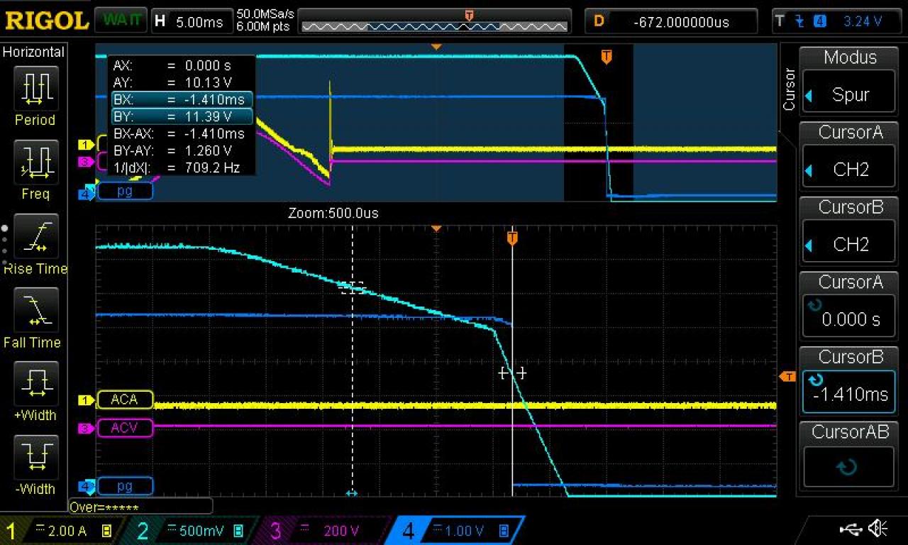 [21/11/2018] Be Quiet Pure Power 11 CM 500W im Test: (10) Power-Good-Signal&nbsp;