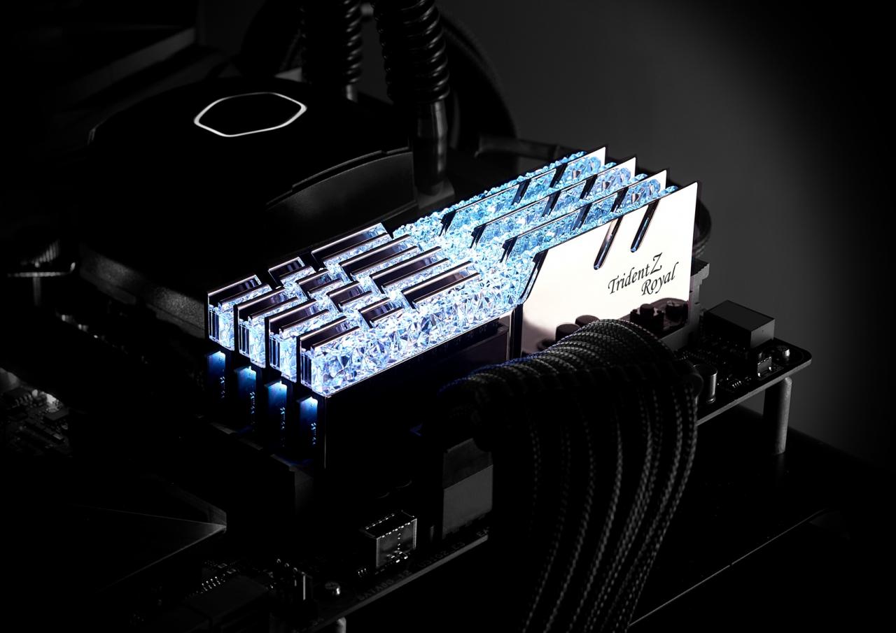 [20/11/2018] G.Skill Trident Z Royal: DDR4-RAM mit poliertem Aluminium und Kristall-RGB-Beleuchtung (8)