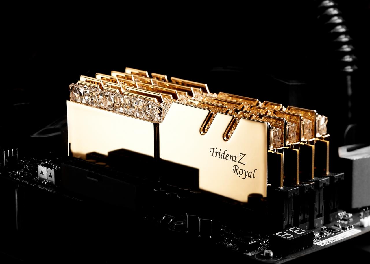 [20/11/2018] G.Skill Trident Z Royal: DDR4-RAM mit poliertem Aluminium und Kristall-RGB-Beleuchtung (5)
