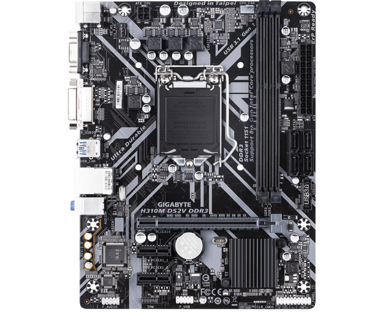 Gigabyte H310M DS2V DDR3 1