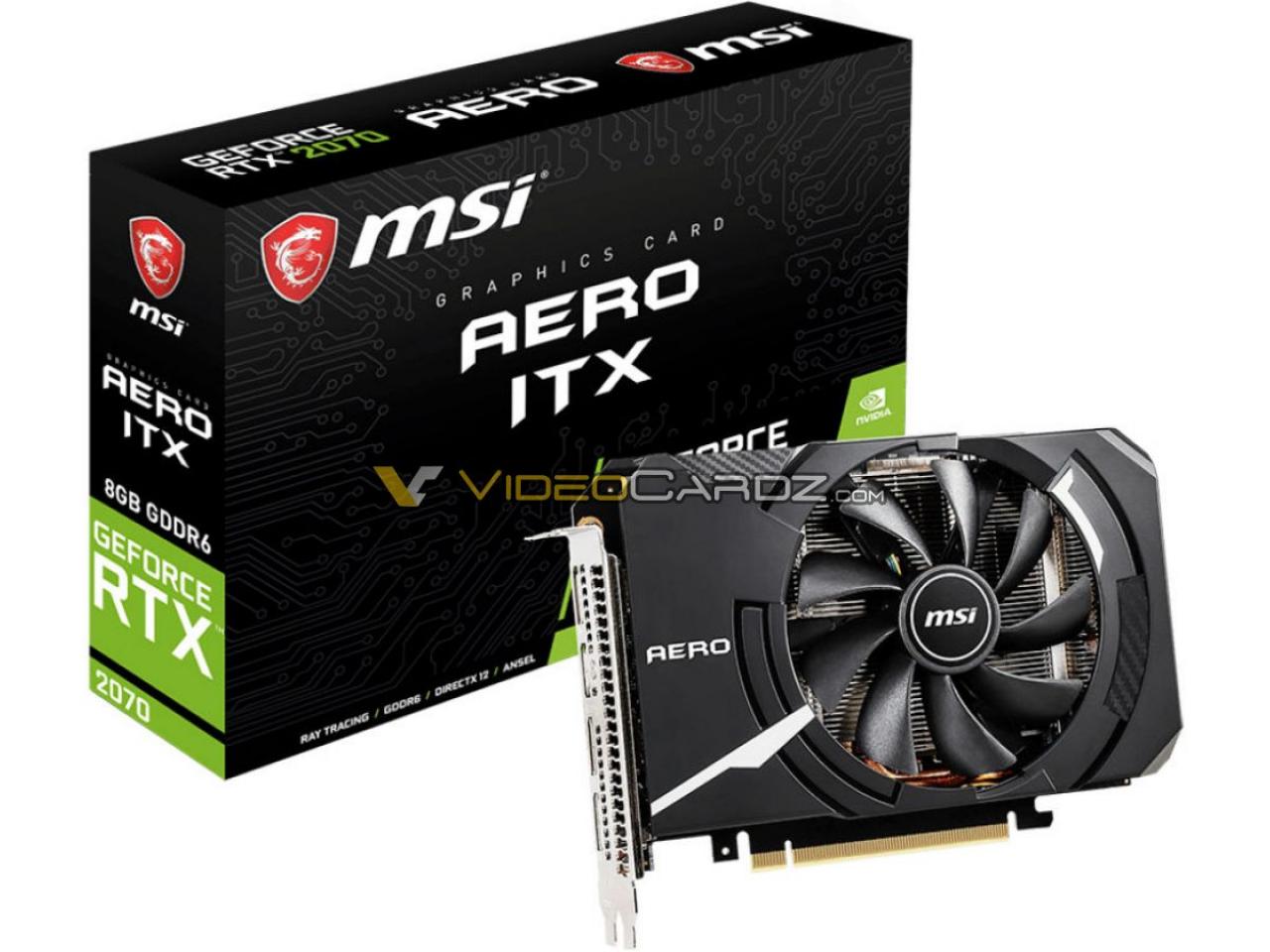 [14/11/2018] Geforce RTX 2070 Aero ITX 8G: MSI hat die kürzeste Turing-Grafikkarte