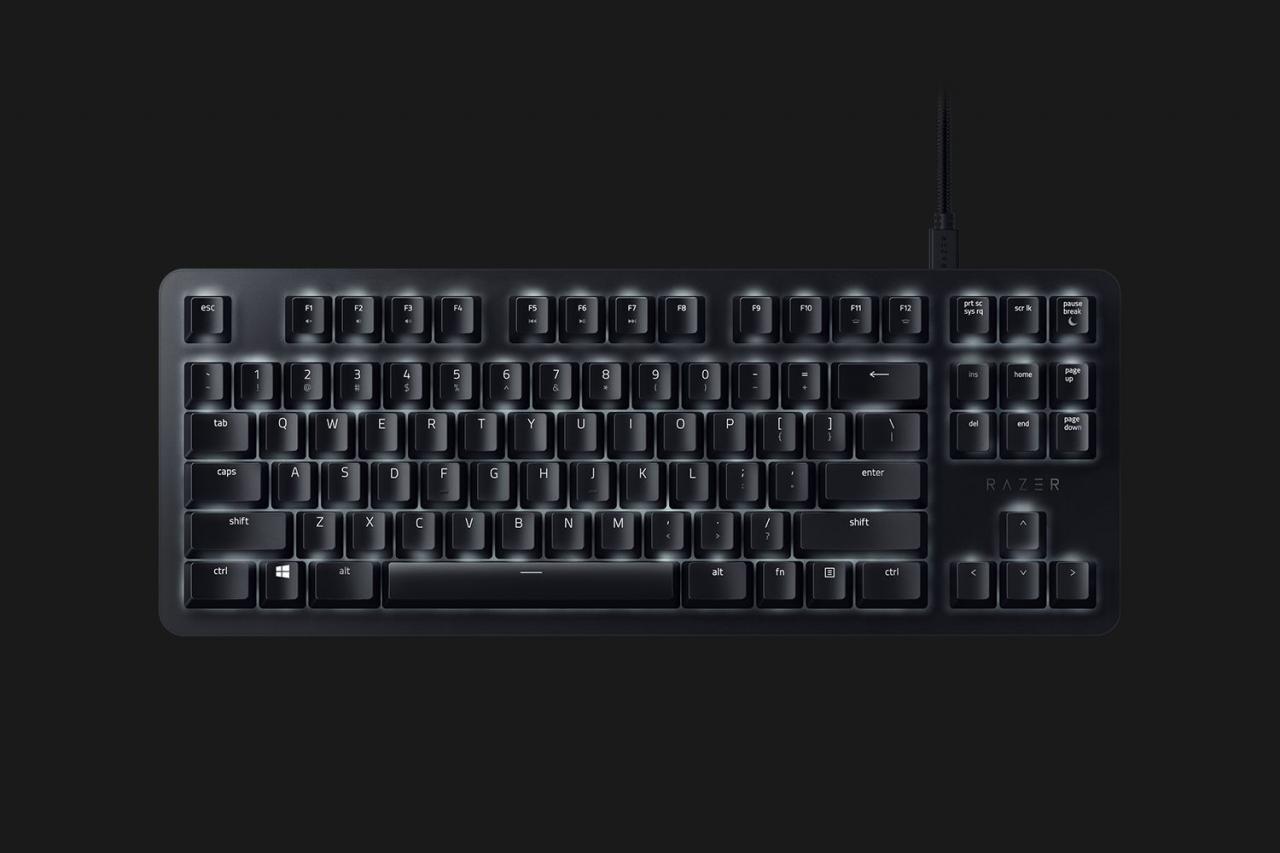 [16/11/2018] Razer Blackwidow Lite: Mechanische Tenkeyless-Tastatur für 100 Euro (4)
