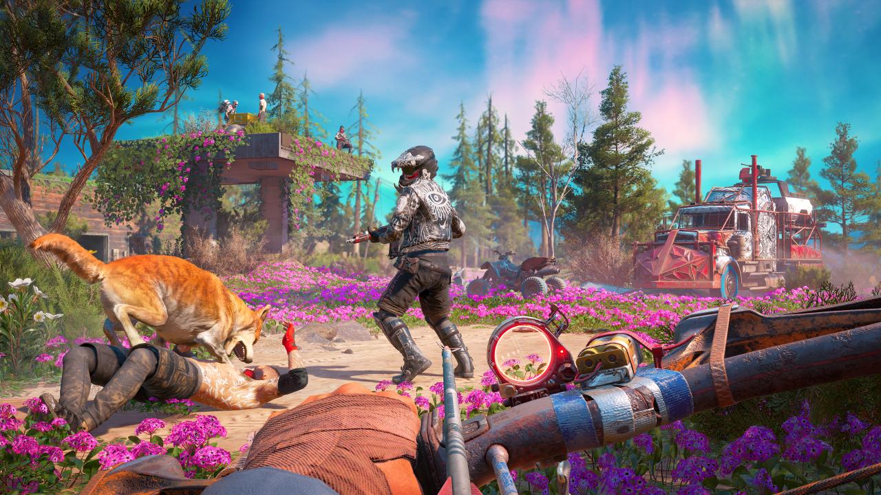 [06/12/2018] Far Cry New Dawn (DX11-API): Der neueste Serienableger bietet ein optionales, von uns genutztes HD-Texturpaket und löst damit Far Cry 5 in jeder Hinsicht ab. Wir messen mit der Auflösungsskalierung 1,5, da das Spiel flüssig genug läuft und das CPU-Limit damit in die Ferne rückt.