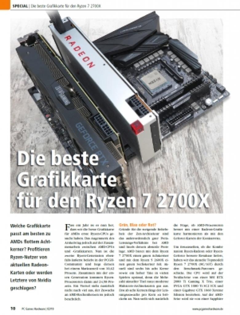 [17/12/2018] PC Games Hardware Ausgabe #220 02/2019 (17) Die beste Grafikkarte für Ryzen 7 2700 X