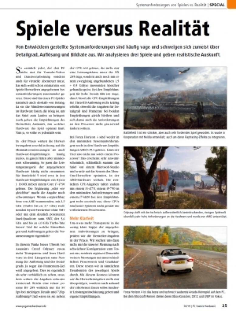 [17/12/2018] PC Games Hardware Ausgabe #220 02/2019 (19) Spiel vs Realität
