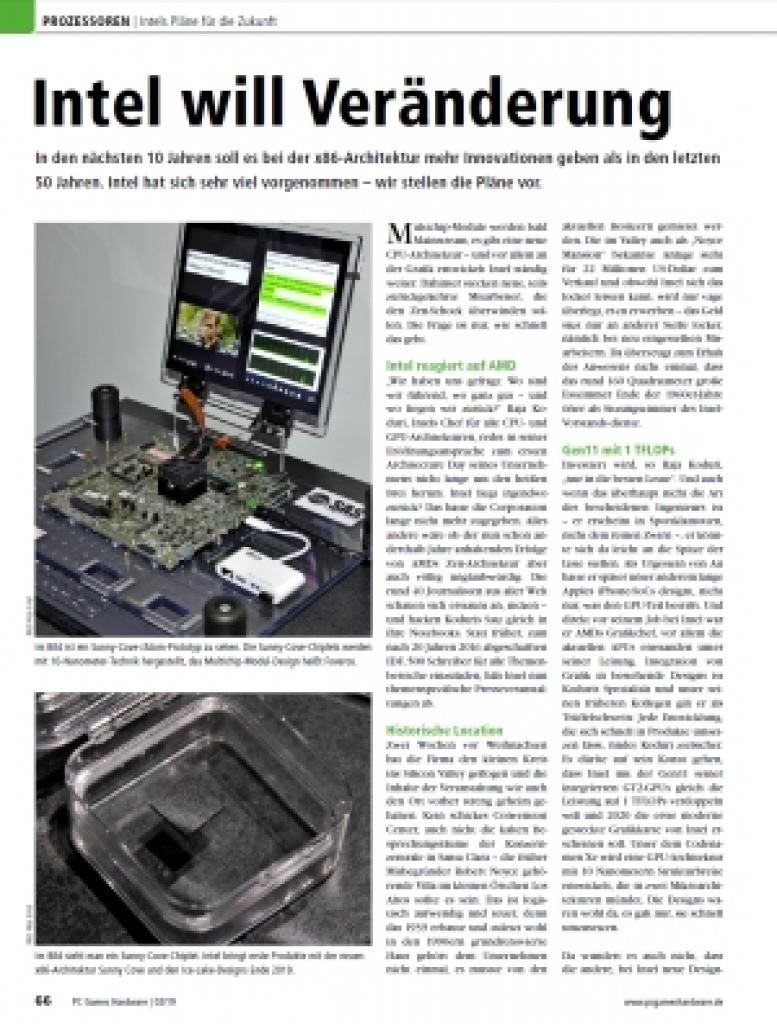 [17/12/2018] PC Games Hardware Ausgabe #220 02/2019 (9) Intels Pläne für die Zukunft