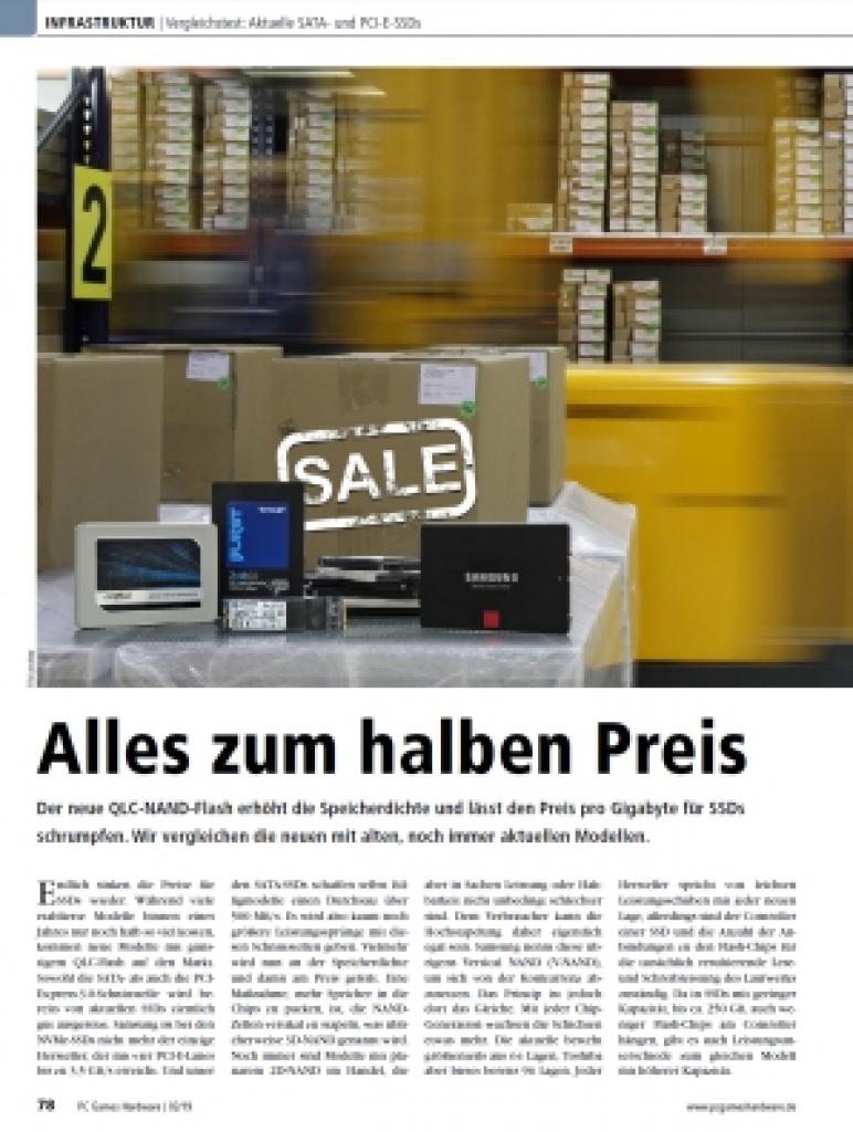 [17/12/2018] PC Games Hardware Ausgabe #220 02/2019 (11) SSDs im Test