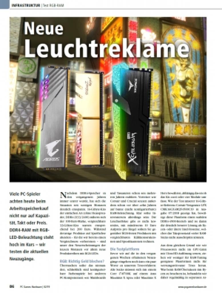 [17/12/2018] PC Games Hardware Ausgabe #220 02/2019 (12) DDR4-Kits im Test