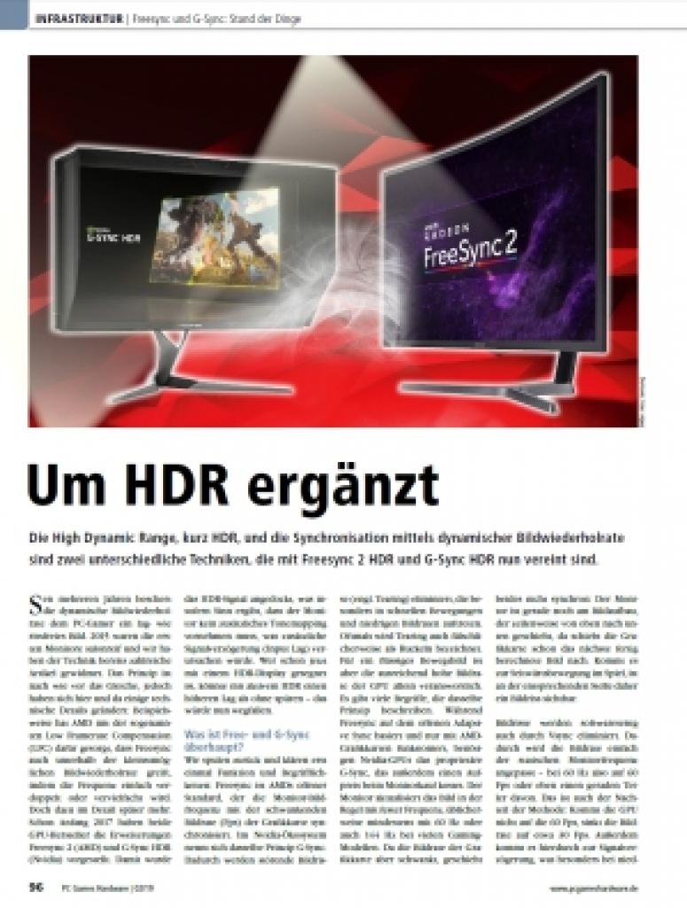 [17/12/2018] PC Games Hardware Ausgabe #220 02/2019 (14) Freesync und G-Sync