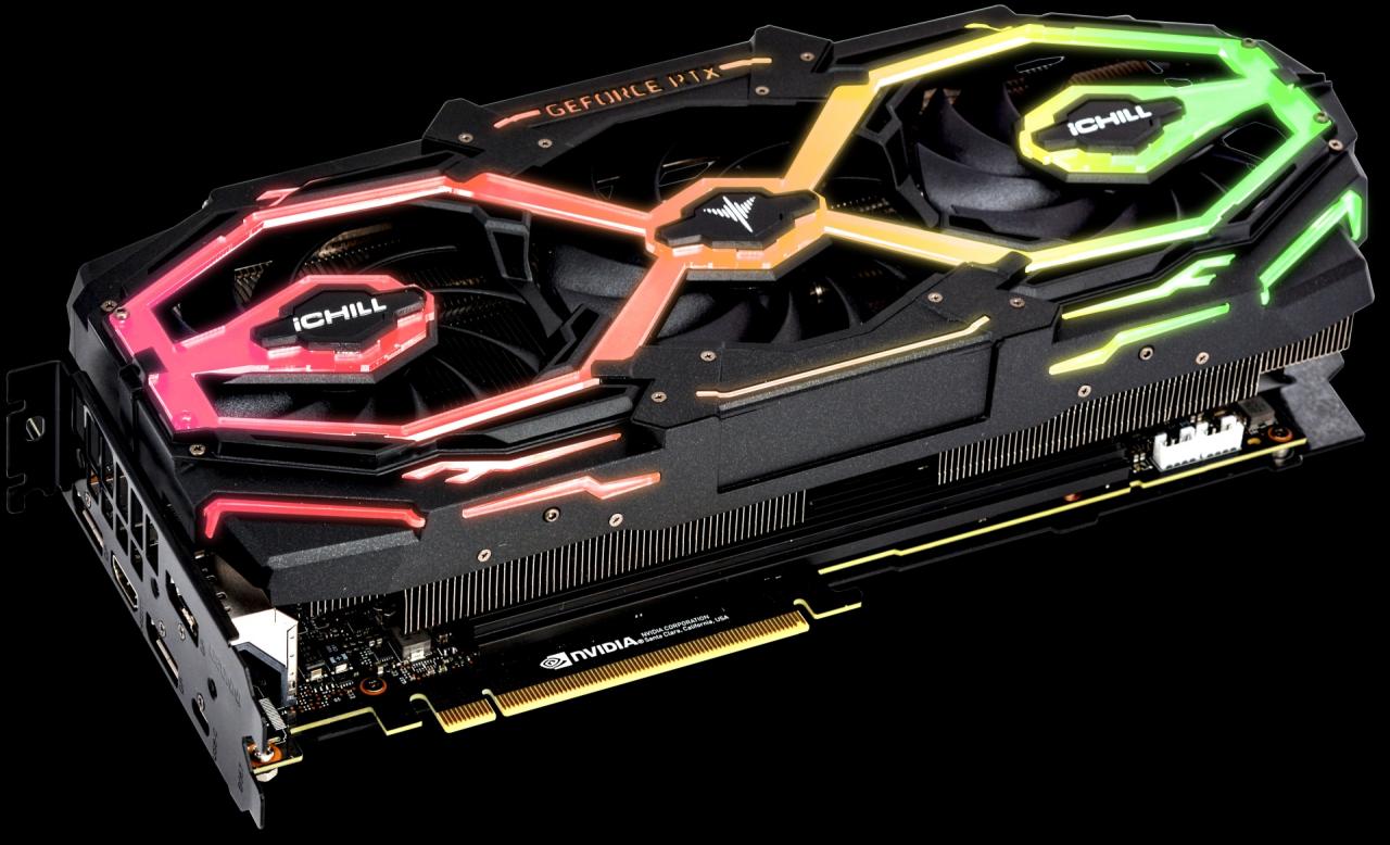[13/12/2018] Inno3D Geforce RTX 2080/2070 iChill X3 Jekyll: OLED-Display und Wechsellüfter (22)