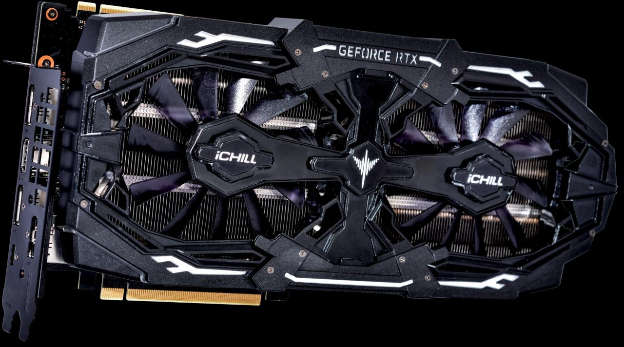 [13/12/2018] Inno3D Geforce RTX 2080/2070 iChill X3 Jekyll: OLED-Display und Wechsellüfter (24)
