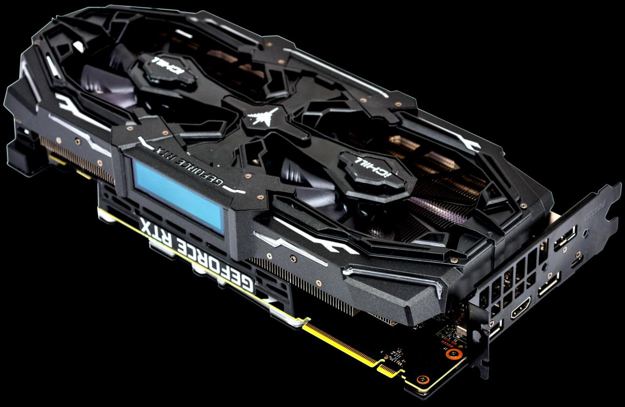 [13/12/2018] Inno3D Geforce RTX 2080/2070 iChill X3 Jekyll: OLED-Display und Wechsellüfter (25)