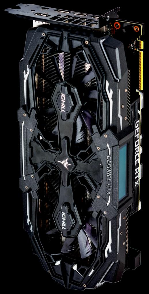 [13/12/2018] Inno3D Geforce RTX 2080/2070 iChill X3 Jekyll: OLED-Display und Wechsellüfter (26)