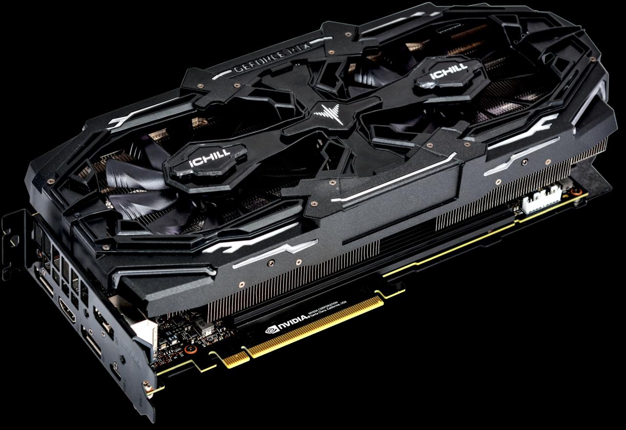 [13/12/2018] Inno3D Geforce RTX 2080/2070 iChill X3 Jekyll: OLED-Display und Wechsellüfter (27)