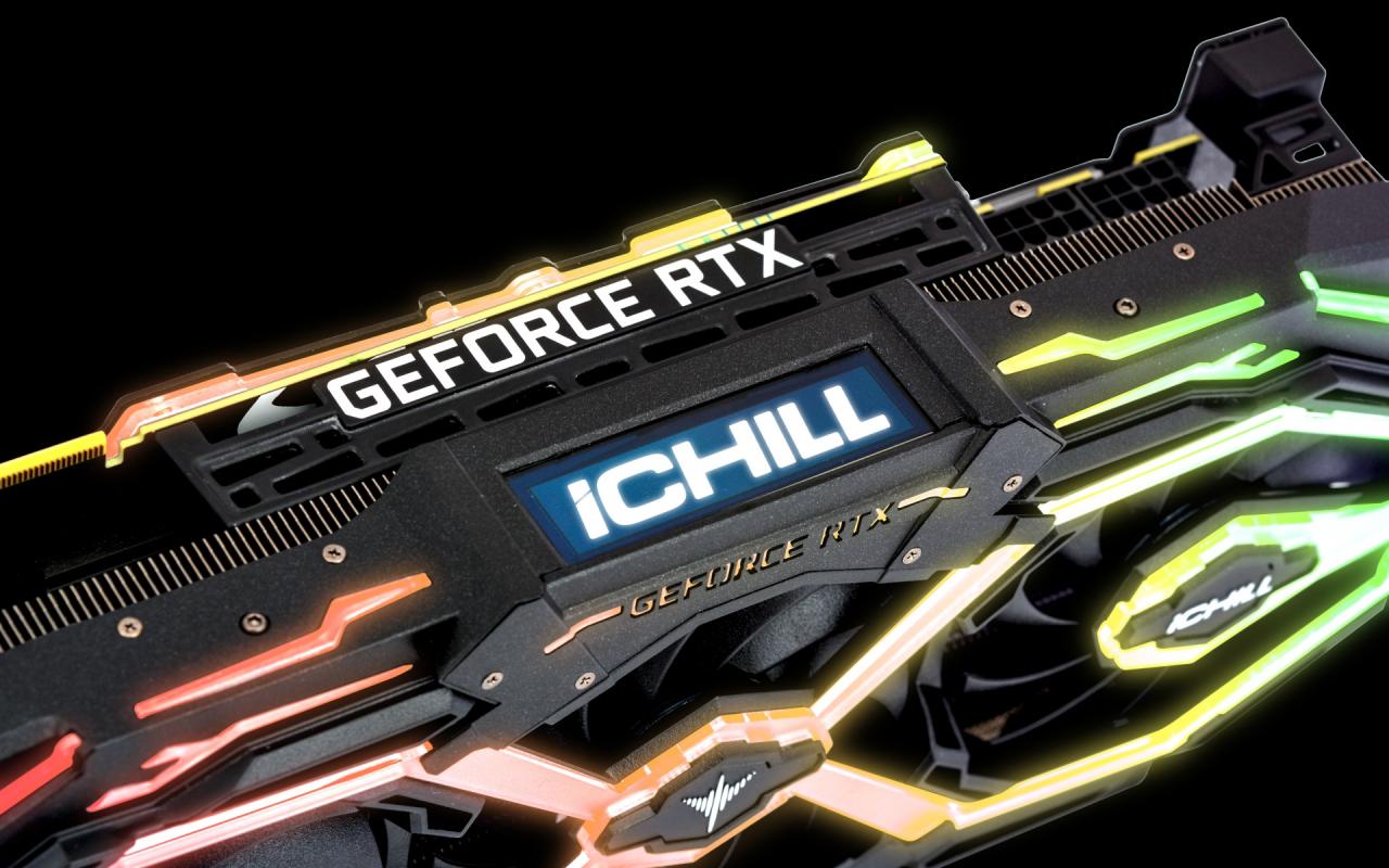 [13/12/2018] Inno3D Geforce RTX 2080/2070 iChill X3 Jekyll: OLED-Display und Wechsellüfter (4)