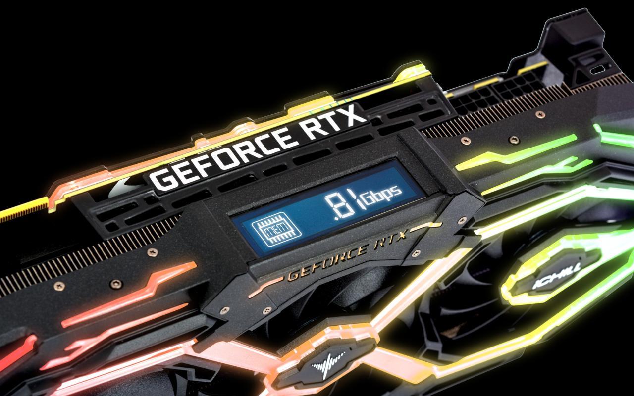 [13/12/2018] Inno3D Geforce RTX 2080/2070 iChill X3 Jekyll: OLED-Display und Wechsellüfter (7)