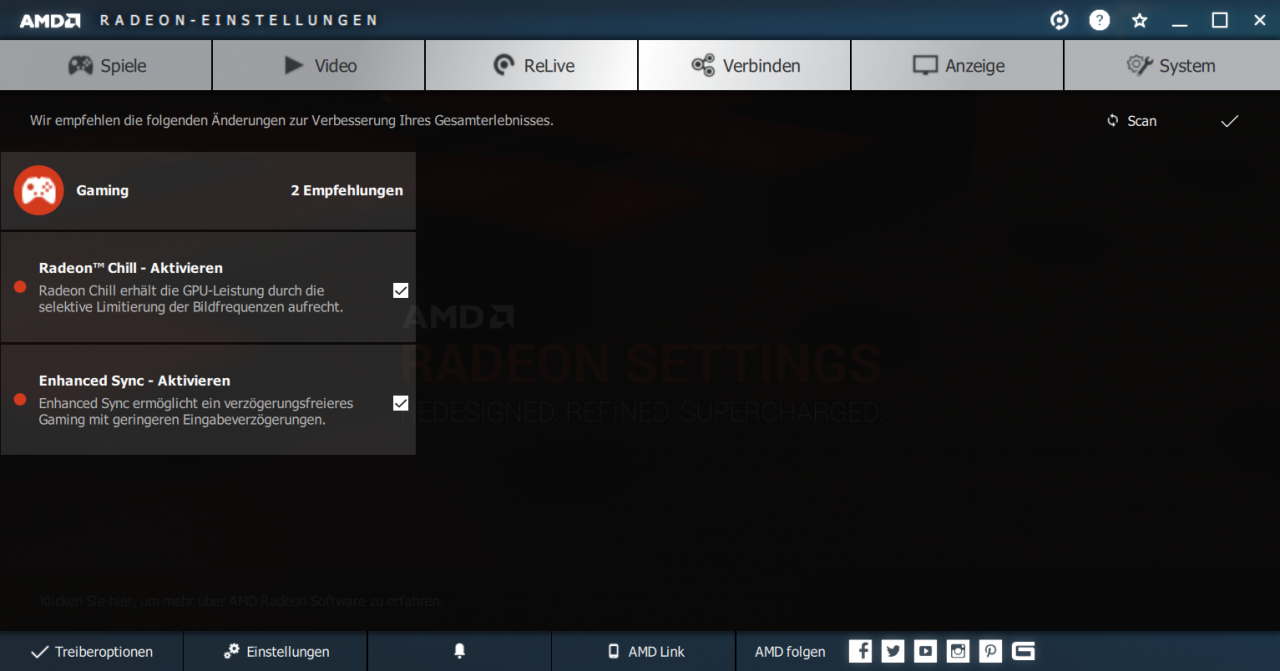 [12/12/2018] Radeon Software Adrenalin 2019 – Radeon Settings Advisor