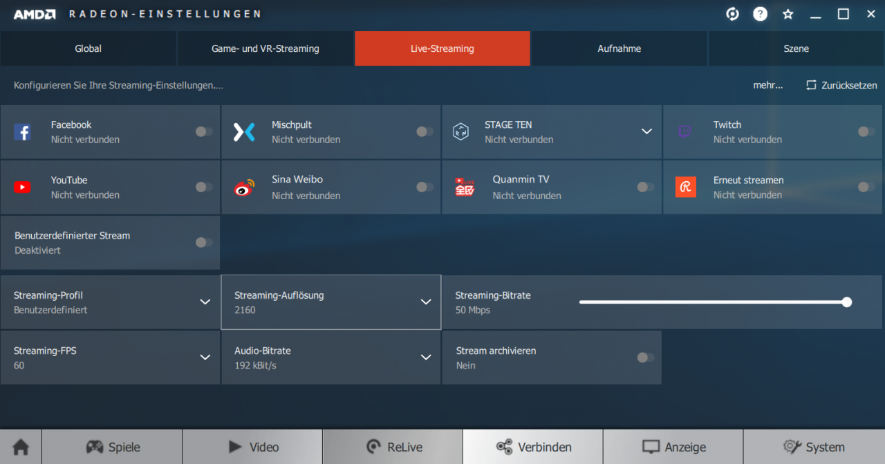 [12/12/2018] Radeon Software Adrenalin 2019 – Relive Live Streaming
