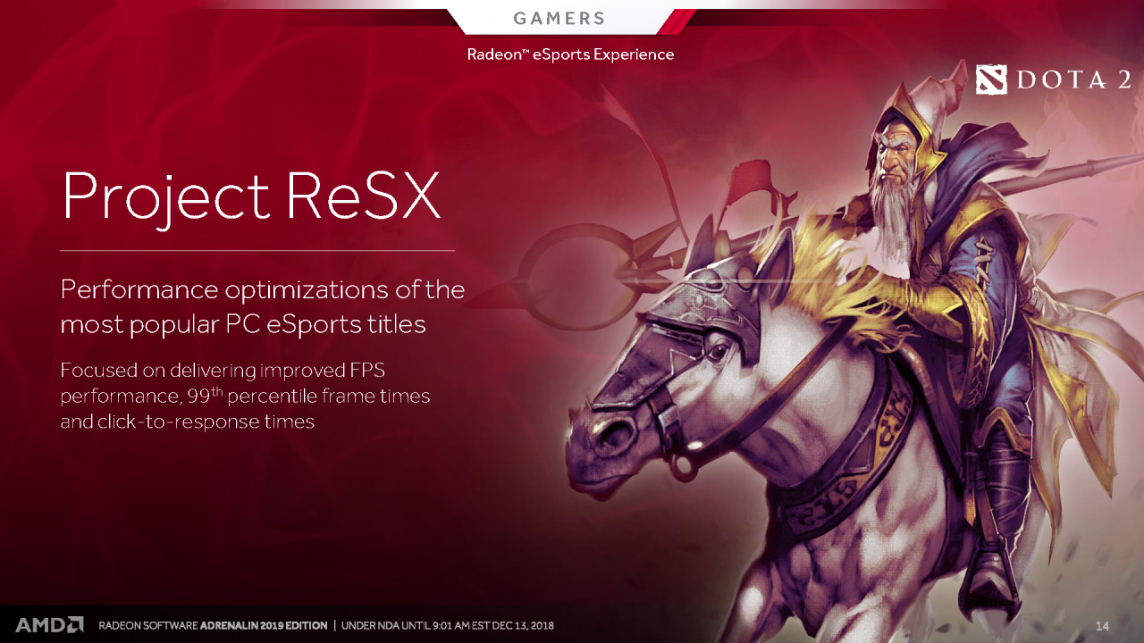 [13/12/2018] Radeon Software Adrenalin Edition 2019 Press entation 14