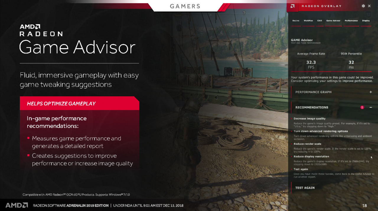 [13/12/2018] Radeon Software Adrenalin Edition 2019 Press entation 18