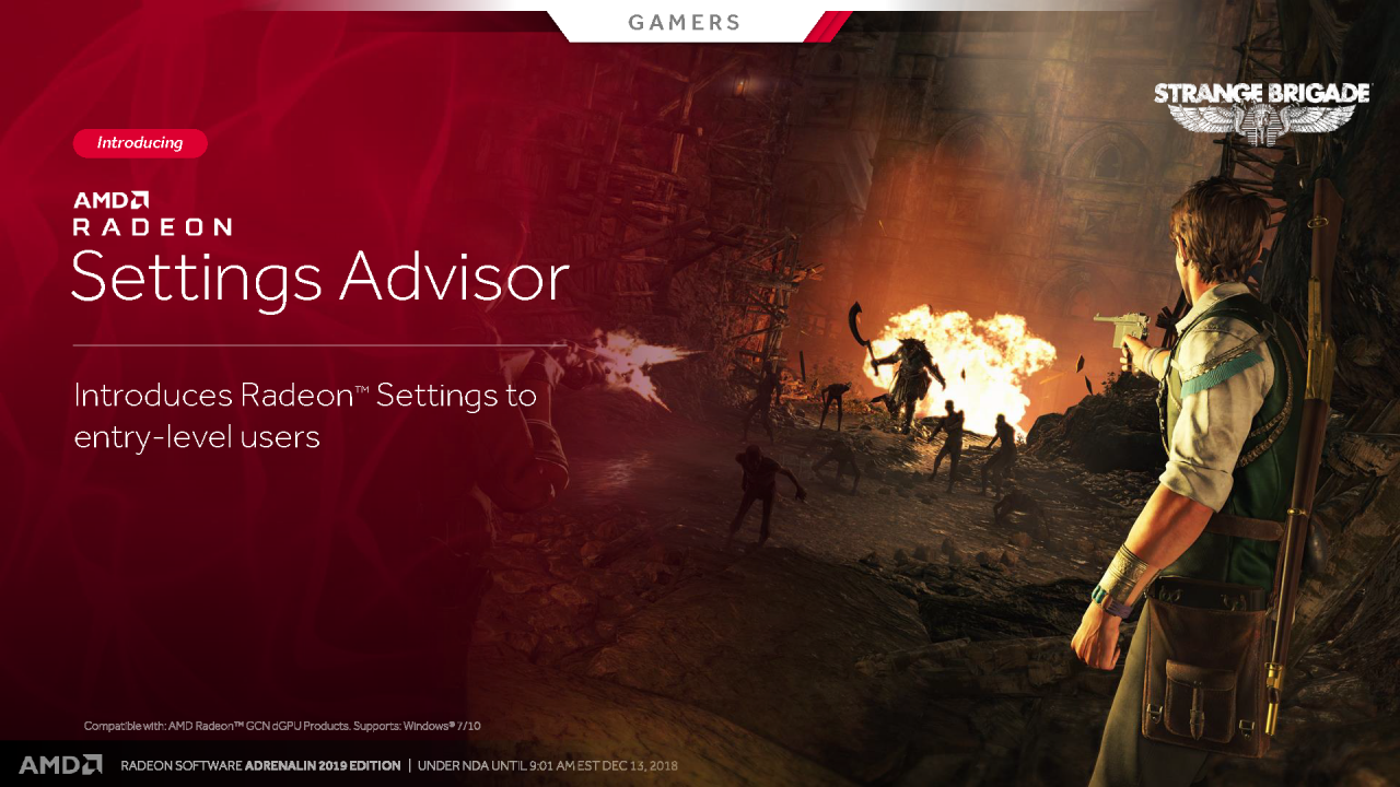 [13/12/2018] Radeon Software Adrenalin Edition 2019 Press entation 19