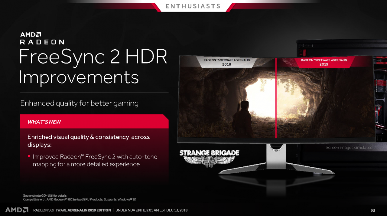 [13/12/2018] Radeon Software Adrenalin Edition 2019 Press entation 33
