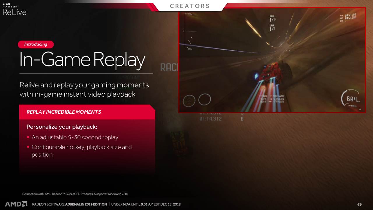 [13/12/2018] Radeon Software Adrenalin Edition 2019 Press entation 49