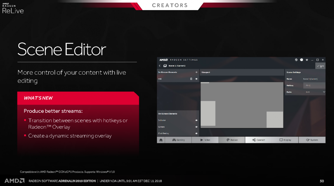 [13/12/2018] Radeon Software Adrenalin Edition 2019 Press entation 50
