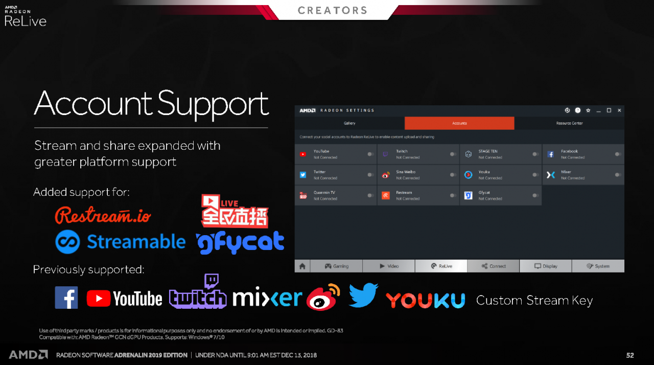 [13/12/2018] Radeon Software Adrenalin Edition 2019 Press entation 52