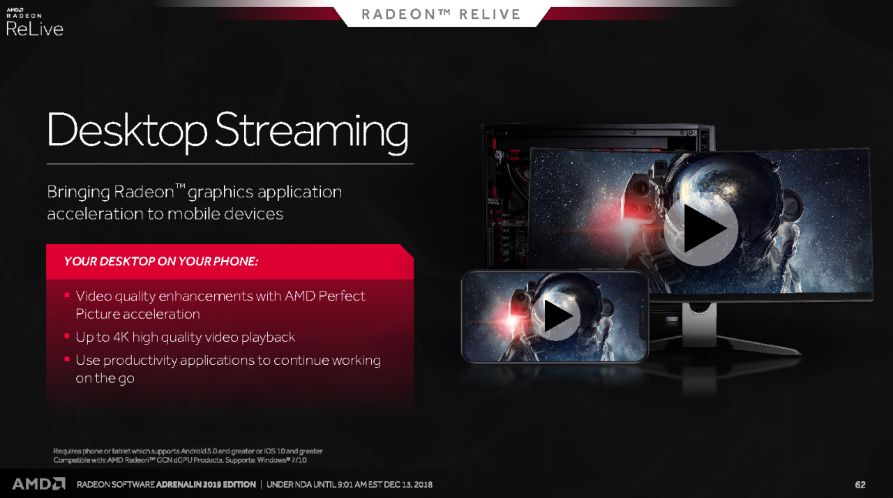 [13/12/2018] Radeon Software Adrenalin Edition 2019 Press entation 62