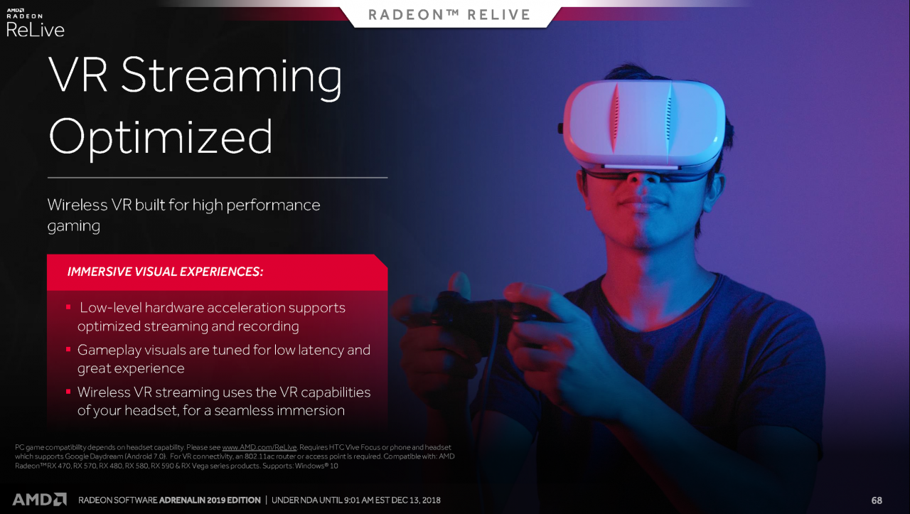 [13/12/2018] Radeon Software Adrenalin Edition 2019 Press entation 68