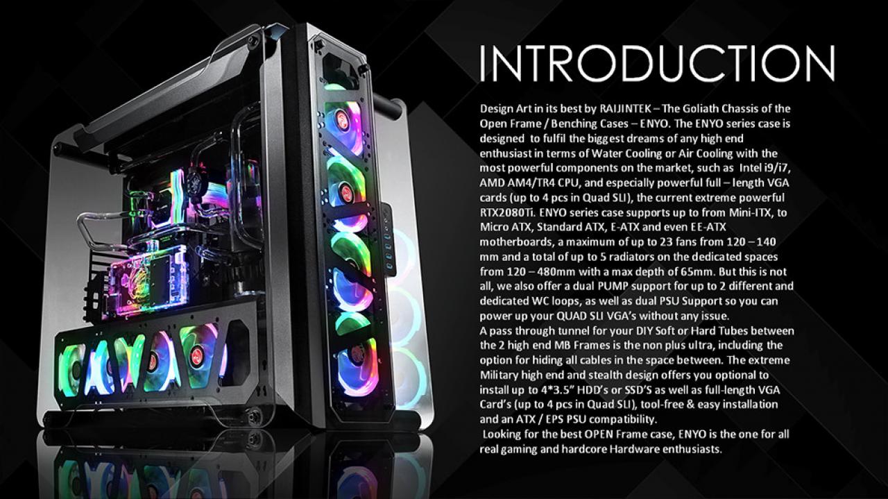 [19/12/2018] Raijintek Enyo: Offener Big-Tower für Hardware-Enthusiasten (21)