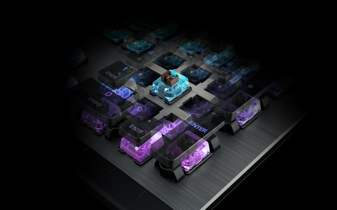 Roccat Vulcan 120 AIMO im Test: Ist Roccats neues Tastaturflaggschiff mit Titan-Tastern ein optimaler Spielpartner? (18)