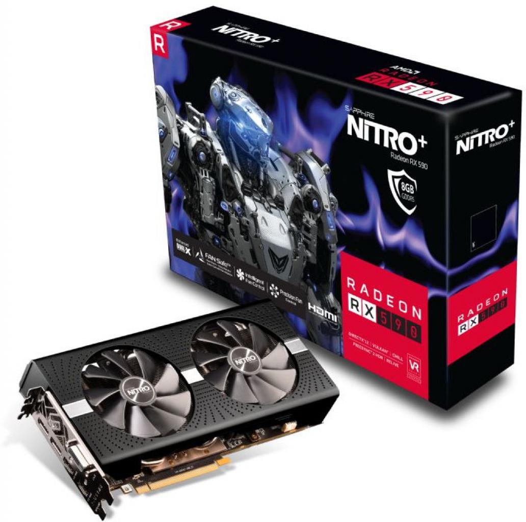 [28/12/2018] Sapphire RX 590 Nitro+ OC: Neues Grafikkartenmodell in Schwarz und Weiß (2)