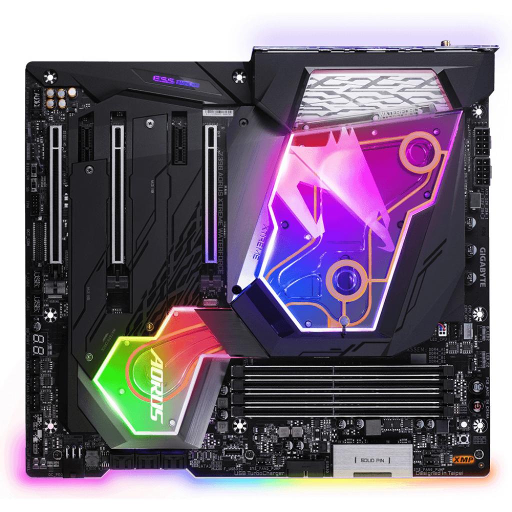 [14/12/2018] Z390 Aorus Extreme Waterforce: Neues Gigabyte-Mainboard mit integriertem Monoblock (3)