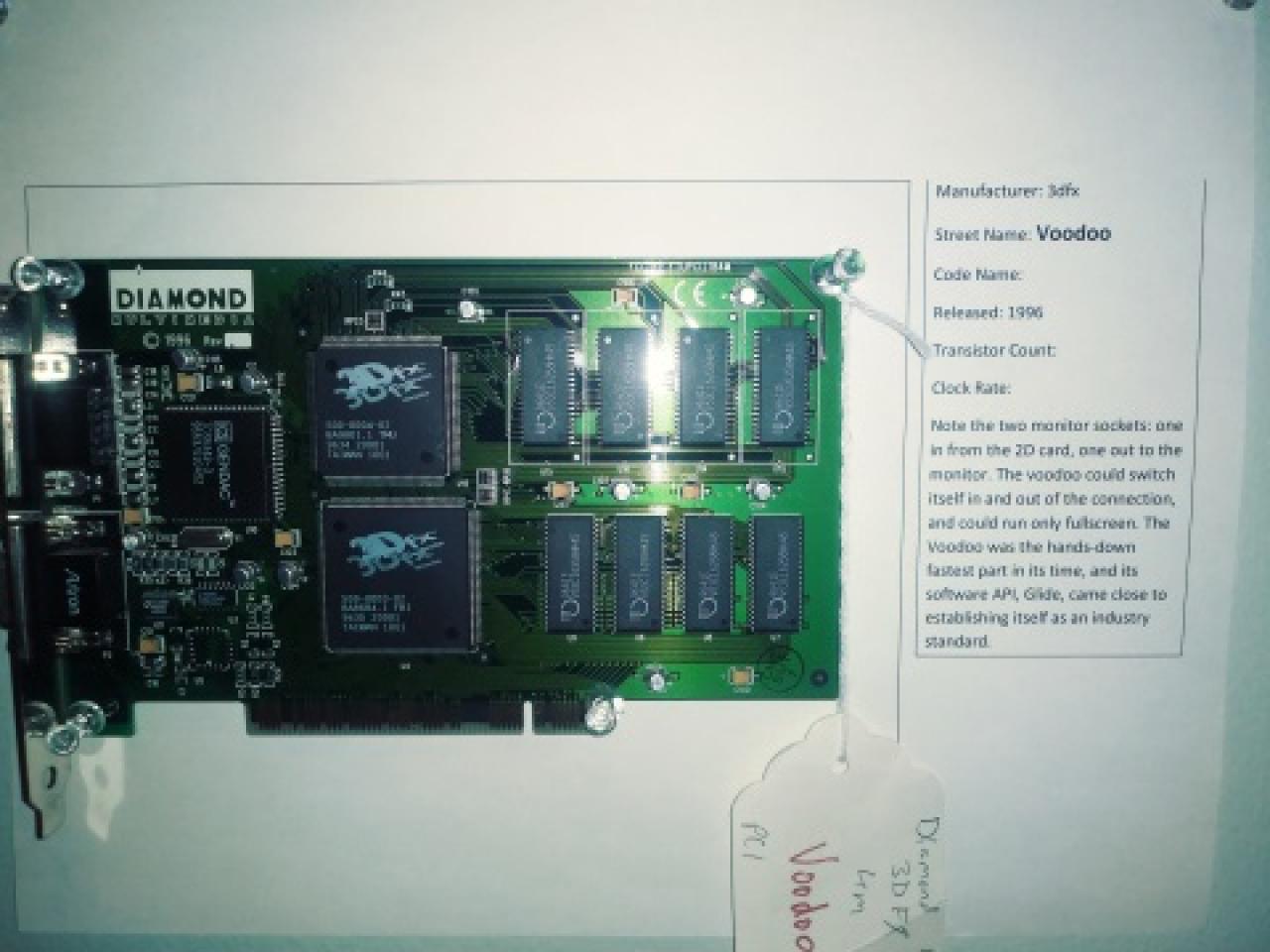 [09/01/2019] 402 GPUs an der Wand: 3Dfx Voodoo