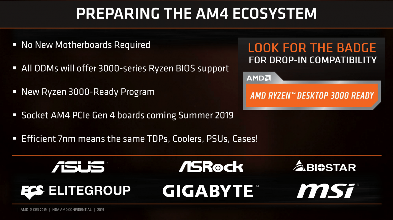 [10/01/2019] AMD Ryzen 3000: Details zur AM4-Kompatibilität und zum Cinebench-Benchmark (1)
