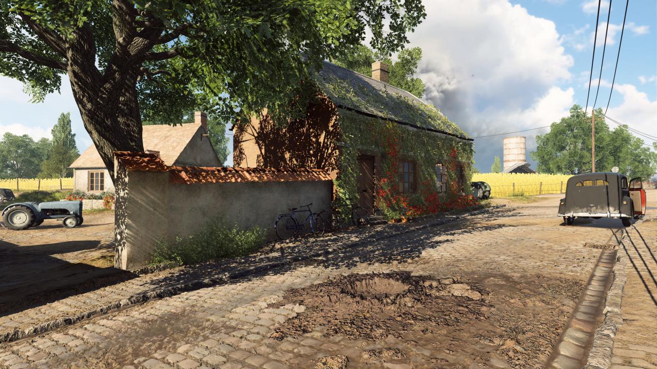 [17/01/2019] Battlefield 5 – Tessellation – Dynamisch erzeugter Granatrichter mit echter Geometrie, tessellierte Pflastersteine.