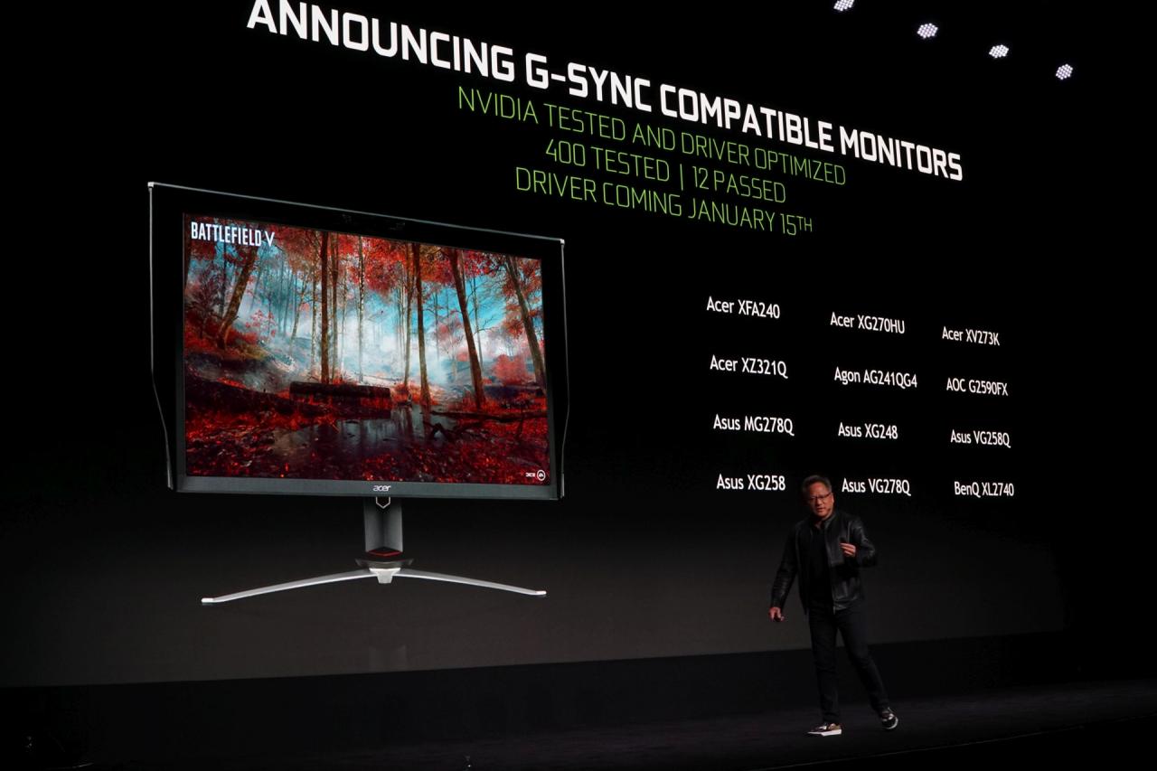 [07/01/2019] G-Sync Compatible: Nvidia erweitert Liste getesteter und optimierter Monitore (1)