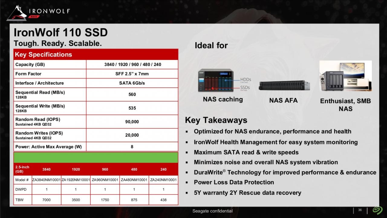 [02/01/2019] Seagate Ironwolf 110 NAS SSD
