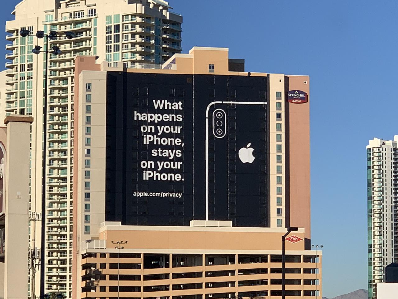 [06/01/2019] iPhone: Apple wirbt zur CES in Las Vegas mit Privatsphäre (1)
