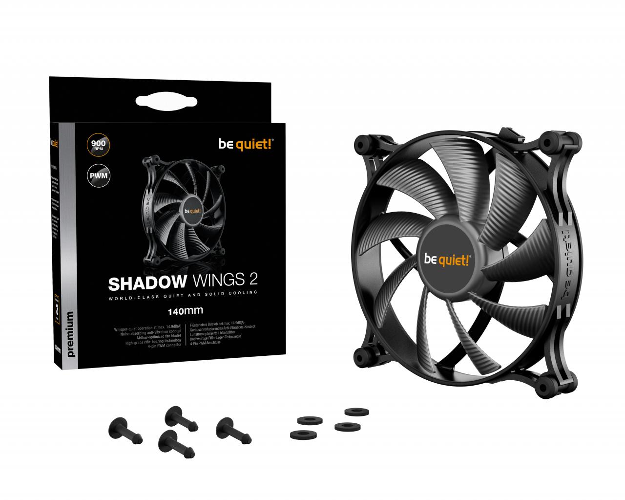 [23/01/2019] Shadow Wings 2 & Pure Wings 2: Neue Lüfter von Be Quiet verfügbar (2)