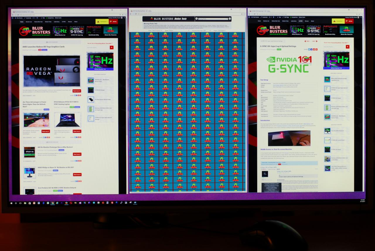 [21/01/2019] OLED-Display im TestUFO Scan-Out: Reaktionszeiten sind vorbildlich