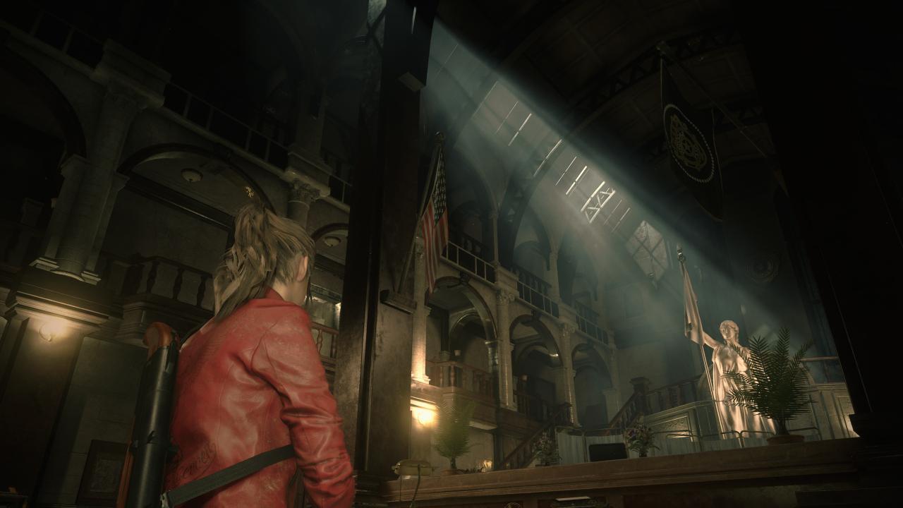 Resident Evil 2 - Volumetrische Beleuchtung mittel