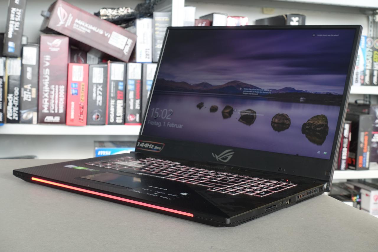 [01/02/2019] Asus ROG Strix Scar II im Test: Dünner 17-Zöller mit RTX 2070 (3)